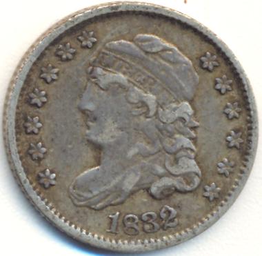 USA-1832-5¢-/-Half-Dime